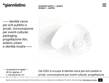 Tablet Screenshot of giannilatino.it